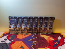 MTG the Lord of the Rings: Tales of Middle-Earth Sleeved Set Booster Pack X8 - Image 1