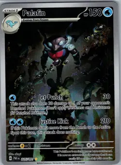 Palafin 225/091 SV: Paldean Fates - Pokemon Card - NM - Image 1