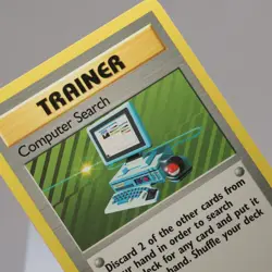 Pokemon TCG - Computer Search 71/102 Base Set Rare WOTC 1999 - MP Indent - Image 1