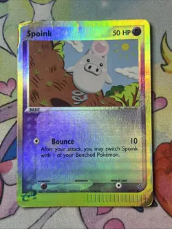 Pokemon - Spoink 73/97 Reverse Holo - EX Dragon DMG - Image 1
