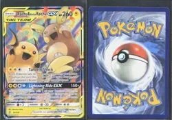 RAICHU & ALOLAN RAICHU GX 54/236 HOLO GX RARE UNIFIED MINDS POKEMON NM/M - Image 1