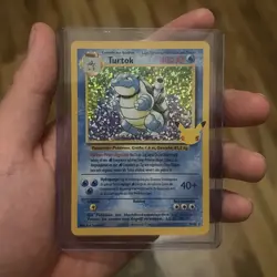 Pokemon TCG Turtok Base Set Rare Holo gestempelt 2/102 Deutsch 100 KP - Image 1