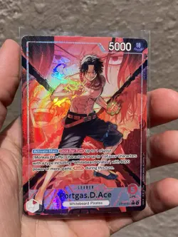 Portgas.D.Ace (001) (Alternate Art) OP16-001 The Time of Battle Foil One Piece - Image 1
