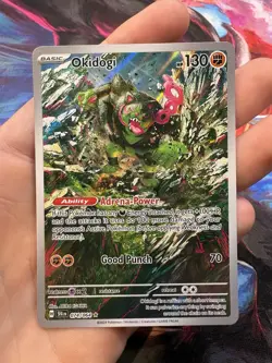 Pokemon TCG OKIDOGI Holo Illustration Rare Card 074/064 - Image 1