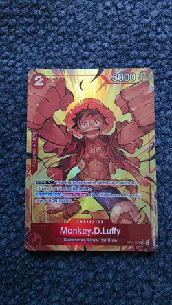 Monkey.D.Luffy (Alt Art) OP01-024 English PRB01 - One Piece Card - NM/M - Image 1