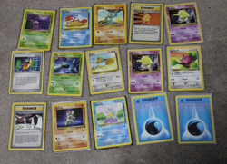Pokemon Card Lot Raw - 35 Vintage Cards - Many NM - Base Set Fossil Jungle & Mo - Image 3