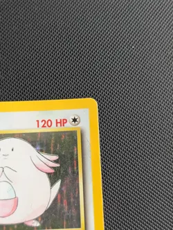 Chansey ✨ 4th Print Holo ✨ UK Base Set Pokemon Card 3/102 - 1999-2000 Rare - Image 3