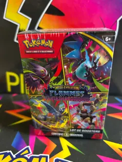POKEMON 🇫🇷 ME2 Mega Evolution Phantasmal Flames BUNDLE 6 boosters PFL Flammes - Image 1