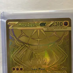 Pokemon Perfect Order Mega Zygarde EX Gold Hyper Rare 124/088 English 2026 - Image 2