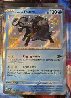 2024 Pokemon Paldean Fates Tauros #120/091 - Image 1
