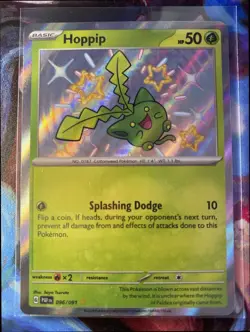 2024 Pokemon Paldean Fates Hoppip #096/091 - Image 1