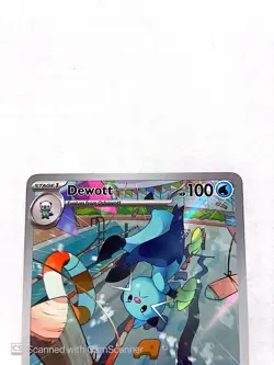 Dewott 106/086 Illustration Rare - Pokemon White Flare - Near Mint - Image 3