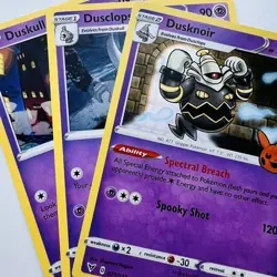 ✨Duskull, Dusclops, Dusknoir Holo Set Pokemon 23 Trick or Trade See Description - Image 1