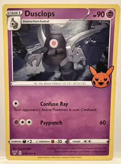 ✨Duskull, Dusclops, Dusknoir Holo Set Pokemon 23 Trick or Trade See Description - Image 3