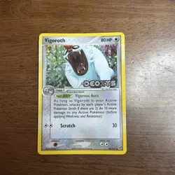 Vigoroth 50/107 Reverse Holo PL -Vintage Holo Pokemon Card- EX Deoxys (2z) - Image 1
