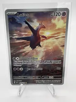 Pokemon Latios 203/191 SV08 Surging Sparks Illustration Rare Holo English - Image 1