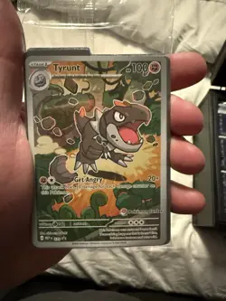 Pokemon TCG Tyrunt Pokemon Center Exclusive Black Star Promo + Bonus Promo - Image 1