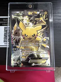 💥 Pokemon Pikachu EX Holo XY124 From XY 💥 (MP) +WITH EXTENDED ART!! - Image 2