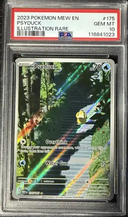 2023 POKEMON MEW EN-151 ILLUSTRATION RARE 175/165 PSYDUCK PSA 10 ENGLISH 151 - Image 1