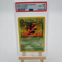 2000 Pokemon Team Rocket Dark Gloom #36 1st Edition PSA 8 – WOTC Vintage - Image 2