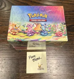 Pokemon TCG Prismatic Evolutions Mini Tin Display Sealed 8 Tins English - Image 2