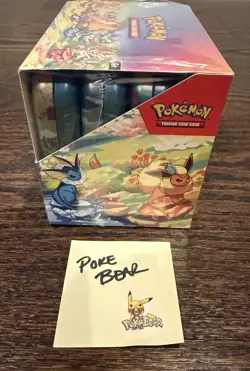 Pokemon TCG Prismatic Evolutions Mini Tin Display Sealed 8 Tins English - Image 5