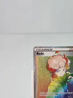 Bede 207/202 Rainbow Secret Rare Sword & Shield Pokemon - Image 2