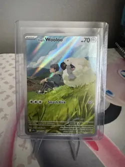 Pokemon TCG Hop's Wooloo SV09: Journey Together 170/159 Holo Illustration Rare - Image 1