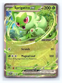 Sprigatito ex 087 Holo Promo Scarlet & Violet Promo Pokemon Near Mint - Image 1
