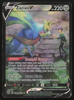 Zacian V TG21/TG30 Holo Astral Radiance Trainer Gallery Pokemon English HP/DMG - Image 1