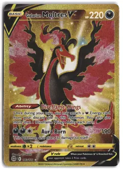 Galarian Moltres V 183/172 Secret Rare Brilliant Stars Pokemon Holo NM - Image 1