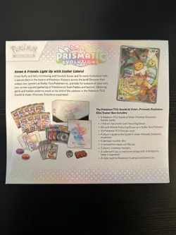 Pokemon TCG Prismatic Evolutions Elite Trainer Box w/ Case, Brand New Sealed ETB - Image 4
