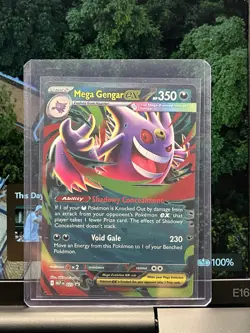 Mega Gengar Ex #73 - ME: Mega Evolution Black Star Promo (MEP) Promo Pokemon 073 - Image 1