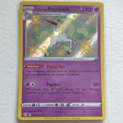 Pokemon TCG Galarian Rapidash SV048/SV122 Shining Fates Holo EN - Image 1
