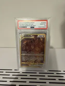 Pokemon TCG SWSH FA Giratina VStar Crown Zenith #GG69 PSA 10 Gem MT - Image 1