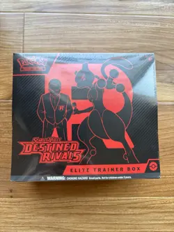 Pokemon TCG Destined Rivals ETB Elite Trainer Box, New And Factory Sealed - Image 1