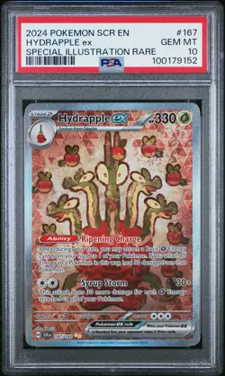 2024 POKEMON SCR EN-STELLAR CROWN SPECIAL ILLUSTRATION RARE HYDRAPPLE EX PSA 10 - Image 1