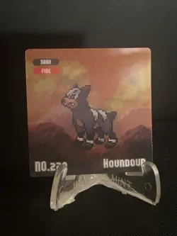 Pokemon Eif origin Gameboy Lenticular Houndour/houndoom #ii - Image 1