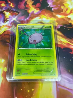 Cascoon 6/108 Roaring Skies Regular LP-Lightly Played Pokemon TCG - Image 5