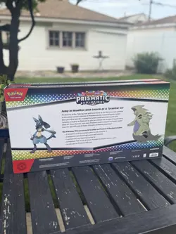 Pokemon Prismatic Evolutions Lucario Ex Tyranitar Ex Premium Collection Lot of 2 - Image 2