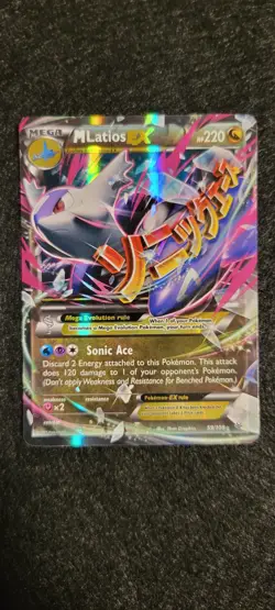 2015 M Latios EX 59/108 XY Roaring Skies Holo Rare Pokemon TCG - Image 1
