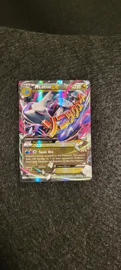 2015 M Latios EX 59/108 XY Roaring Skies Holo Rare Pokemon TCG - Image 2