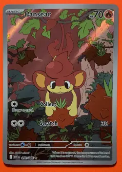 Pokemon TCG - Illustration Rare Pansear 099/086 - White Flare - NM - Image 1