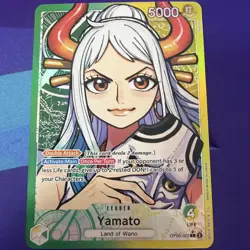 ONE PIECE WINGS OF THE CAPTAIN YAMATO ALT ART LEADER CARD OP06-022 (ENGLISH) - Image 1