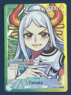 Yamato OP06-022 ALT ART Leader Wings of the Captain One Piece TCG English NM - Image 1