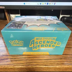 Pokemon TCG Mega Evolution Ascended Heroes Elite Trainer Box Promo and 9 packs - Image 5