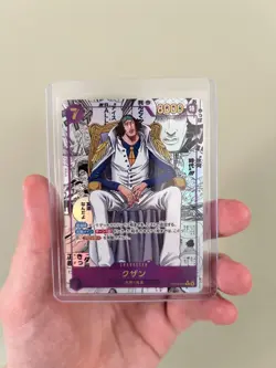 Kuzan OP16-063 Manga Alt Art The Time Of Battle One Piece Card Japanese - Image 1