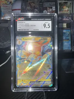 Pokemon TCG Pawmot ex 073/197 Obsidian Flames Holo CGC 9.5 Graded Card 2023 - Image 1
