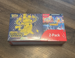 Pokemon Surging Sparks ETB + Booster Bundle Costco 2-pack Sealed - Image 1