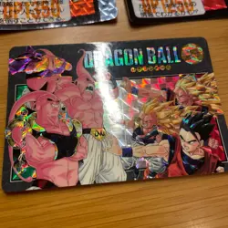 Dragon Ball Z Hologram Carddass 5-Card Set Goku Trunks Buu Collection - Image 2